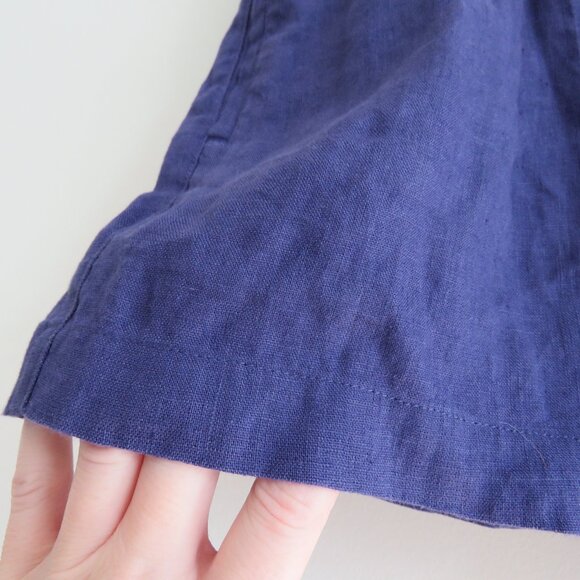 JOIE 100% Linen Belted Pleated Pocket Shorts in Purple Preppy - Size M - Picture 6 of 13